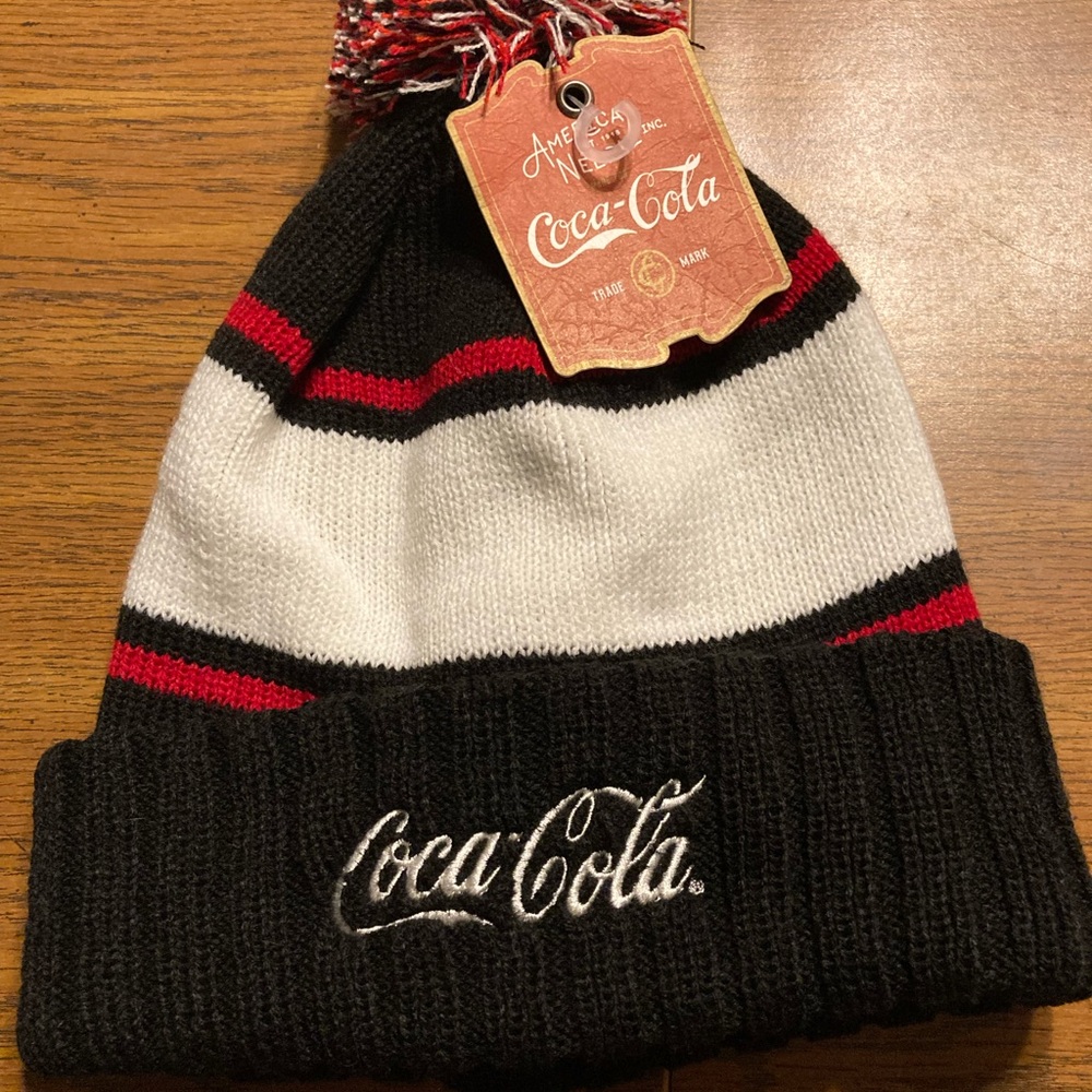 American Needle Adult Knit Coca Cola Hat.